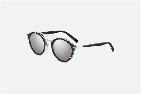 DiorBlackSuit R7U BioAcetate Matte Black Pantos Sunglasses